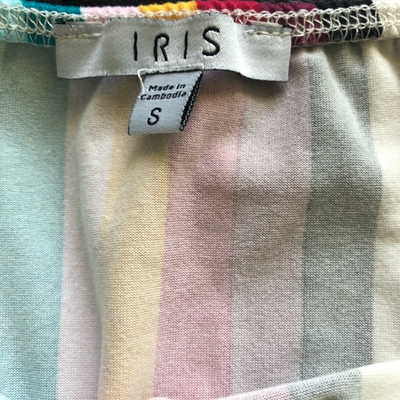 Colorful striped off the shoulder bodysuit - Picture 7 of 8